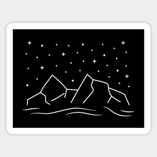 The Milky Way on the hill Magnet